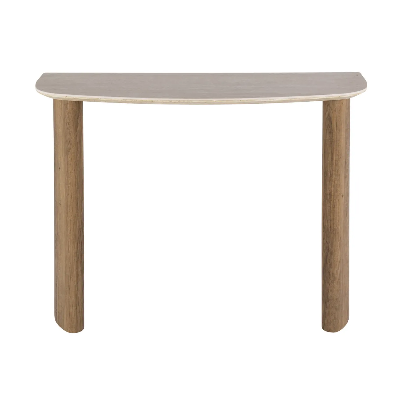 Hal-/kaptafel Romano Curvo Keramiek Travertin - Giga Meubel