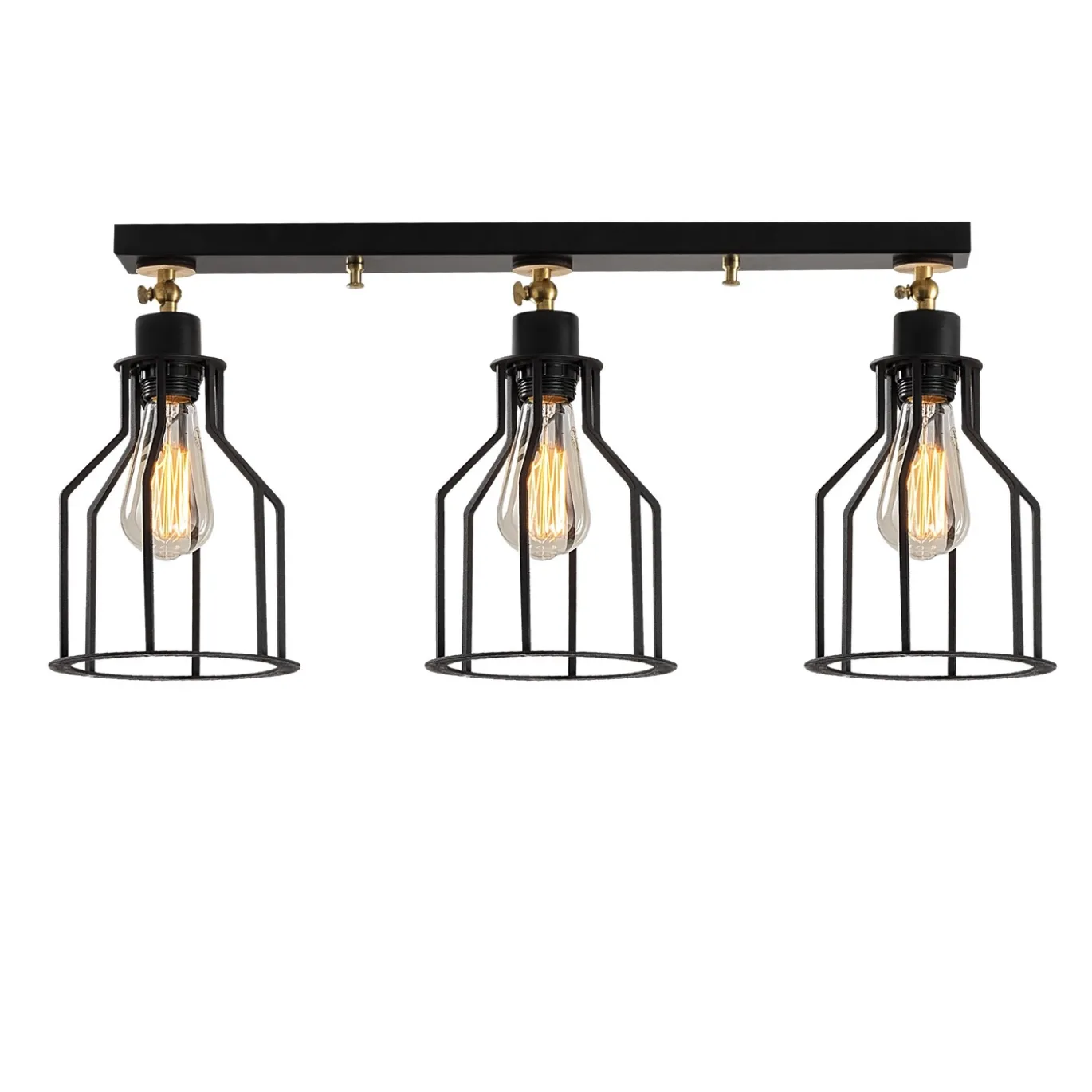 Hanglamp Alacati 3-Lichts Zwart