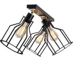 Hanglamp Alacati 3-Lichts Zwart