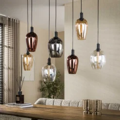 Hanglamp Amfora 7-lichts Artic Zwart - Giga Meubel