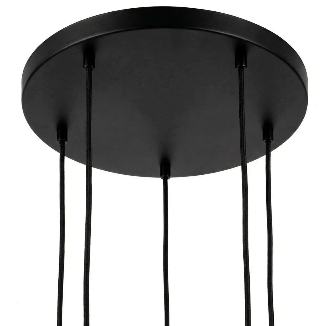 Hanglamp Anita 5-Lichts Getrapt Smoke Glas - Giga Meubel