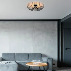 Hanglamp Aspendos Metaal Zwart Ø56cm