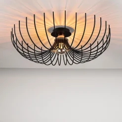 Hanglamp Aspendos Metaal Zwart Ø56cm