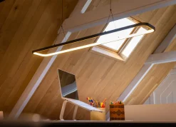 Hanglamp Avenue LED Zwart 120cm - Giga Meubel