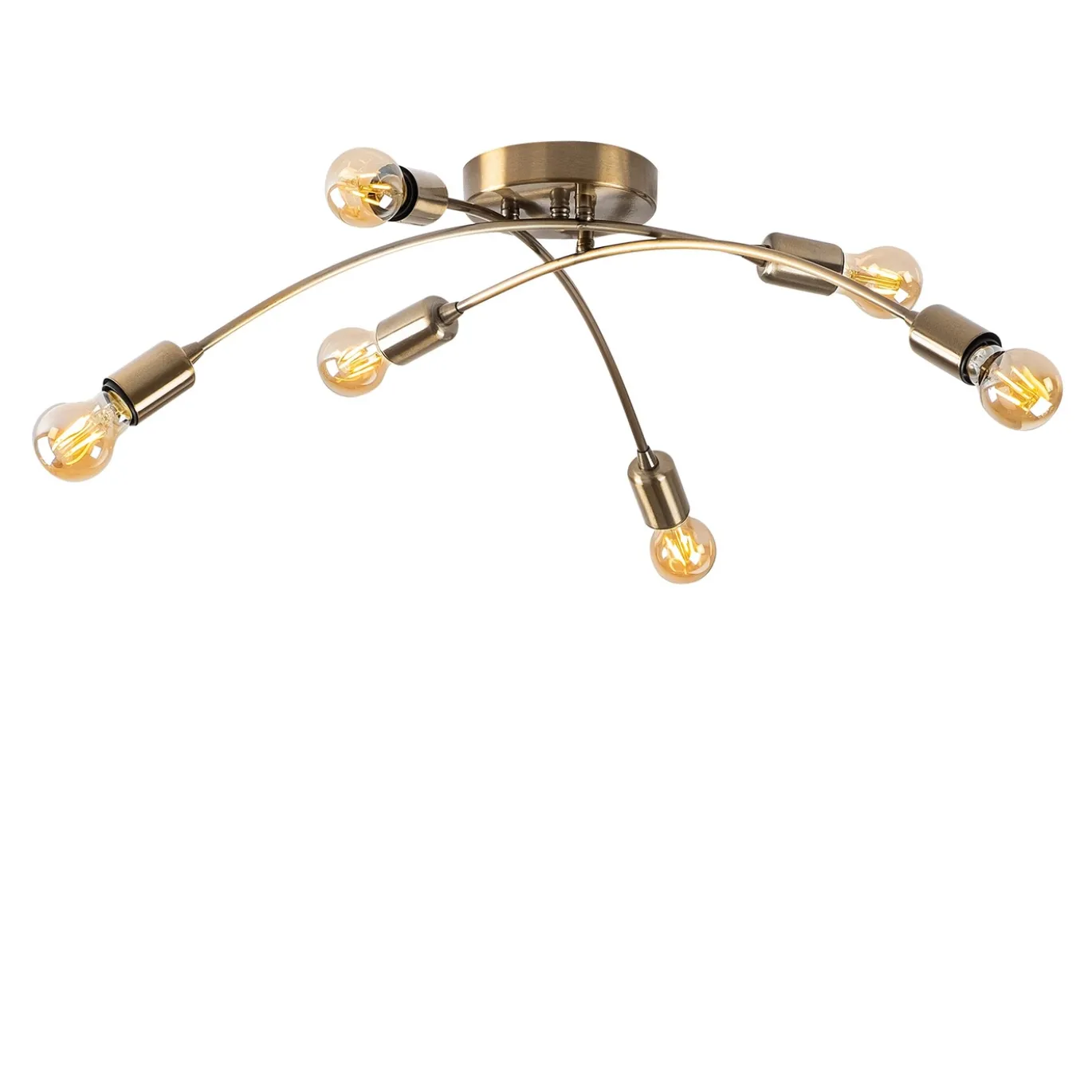 Hanglamp Banana 6-Lichts Goud