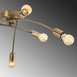 Hanglamp Banana 6-Lichts Goud