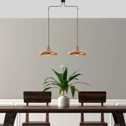 Hanglamp Barek Koper 2-Lichts