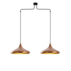 Hanglamp Barek Koper 2-Lichts