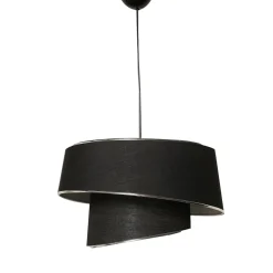 Hanglamp Barette Metaal Zilver Zwart