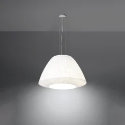 Hanglamp Bella Wit Ø60cm - Giga Meubel