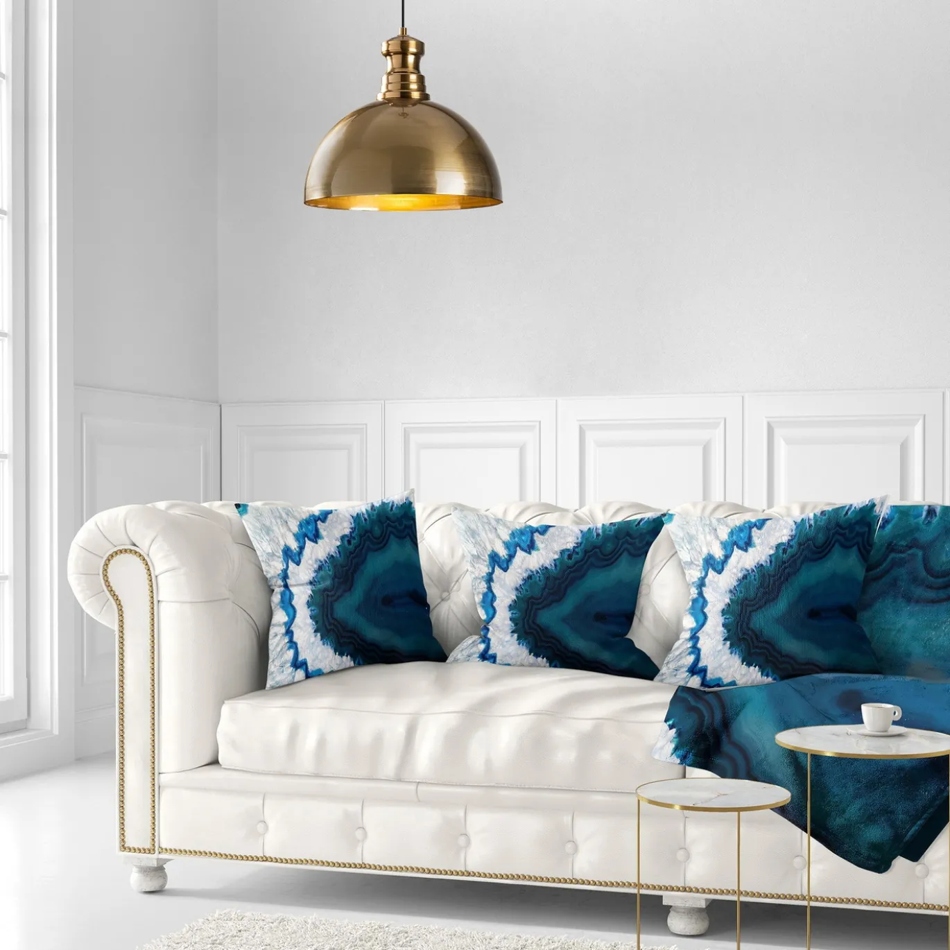 Hanglamp Berceste Dome Goud