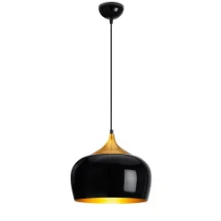 Hanglamp Berceste Drop Zwart/Goud
