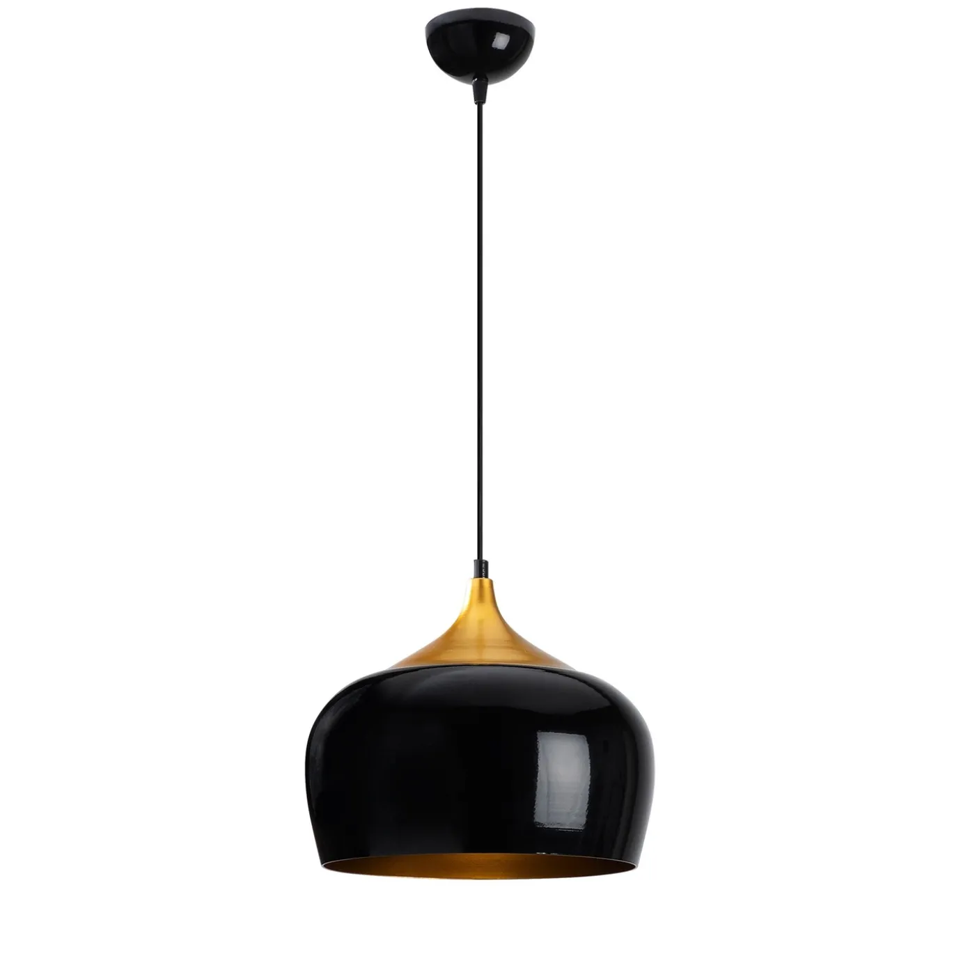 Hanglamp Berceste Drop Zwart/Goud