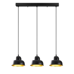 Hanglamp Berceste Hill 3-Lichts Zwart