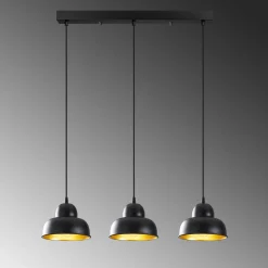Hanglamp Berceste Hill 3-Lichts Zwart