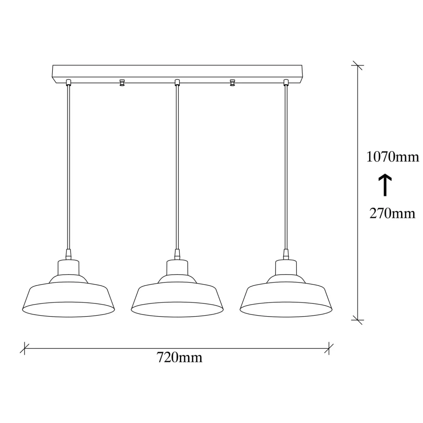 Hanglamp Berceste Ring 3-Lichts Goud