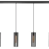 Hanglamp Birdy 4-Lichts Zwart - Giga Meubel