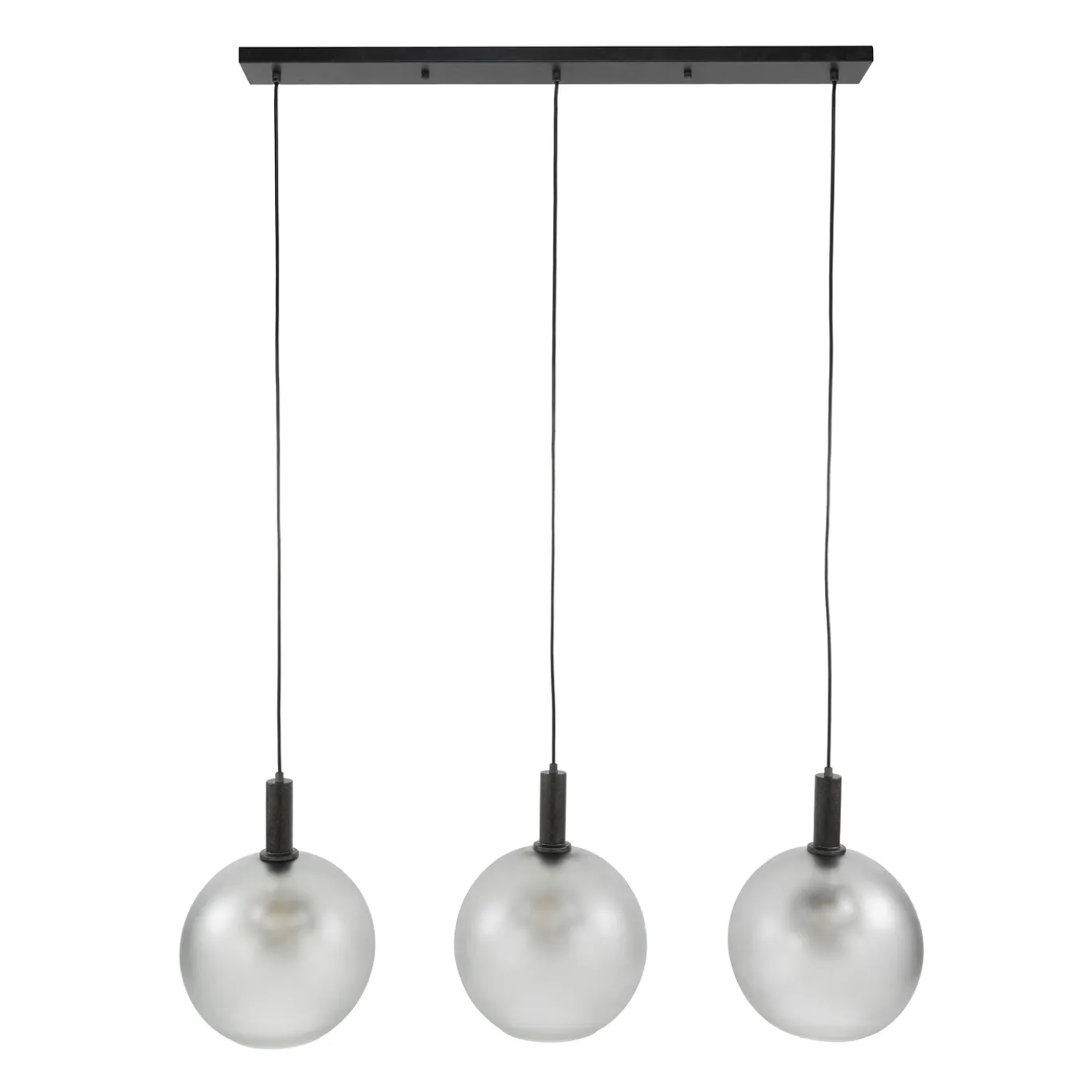 Hanglamp Bubble Frosted 3-lichts Frosted Grijs - Giga Meubel