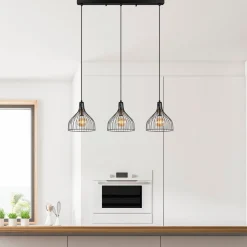 Hanglamp Cafu 3-Lichts Zwart