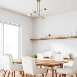 Hanglamp Camel 4-Lichts Goud