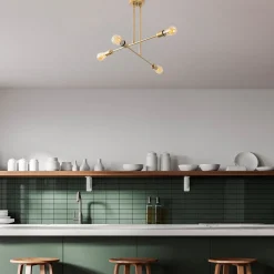 Hanglamp Camel 4-Lichts Goud