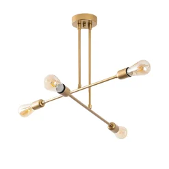 Hanglamp Camel 4-Lichts Goud