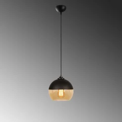Hanglamp Camini Bol 1-Lichts Honing
