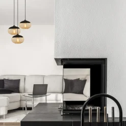 Hanglamp Camini 3-Lichts Getrapt Honing