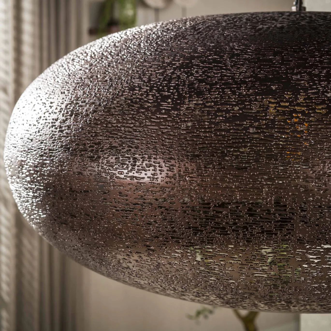 Hanglamp Cielo 1-lichts Antiek Koper Ø68cm - Giga Meubel