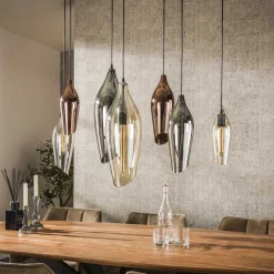 Hanglamp Cocoon Mix 7-Lichts Glas - Giga Meubel