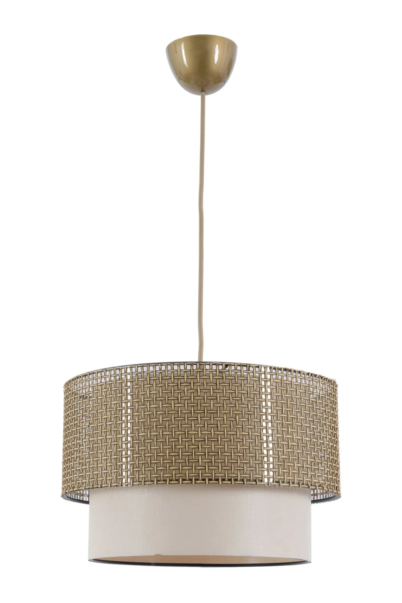 Hanglamp Coral Metaal Beige Crème