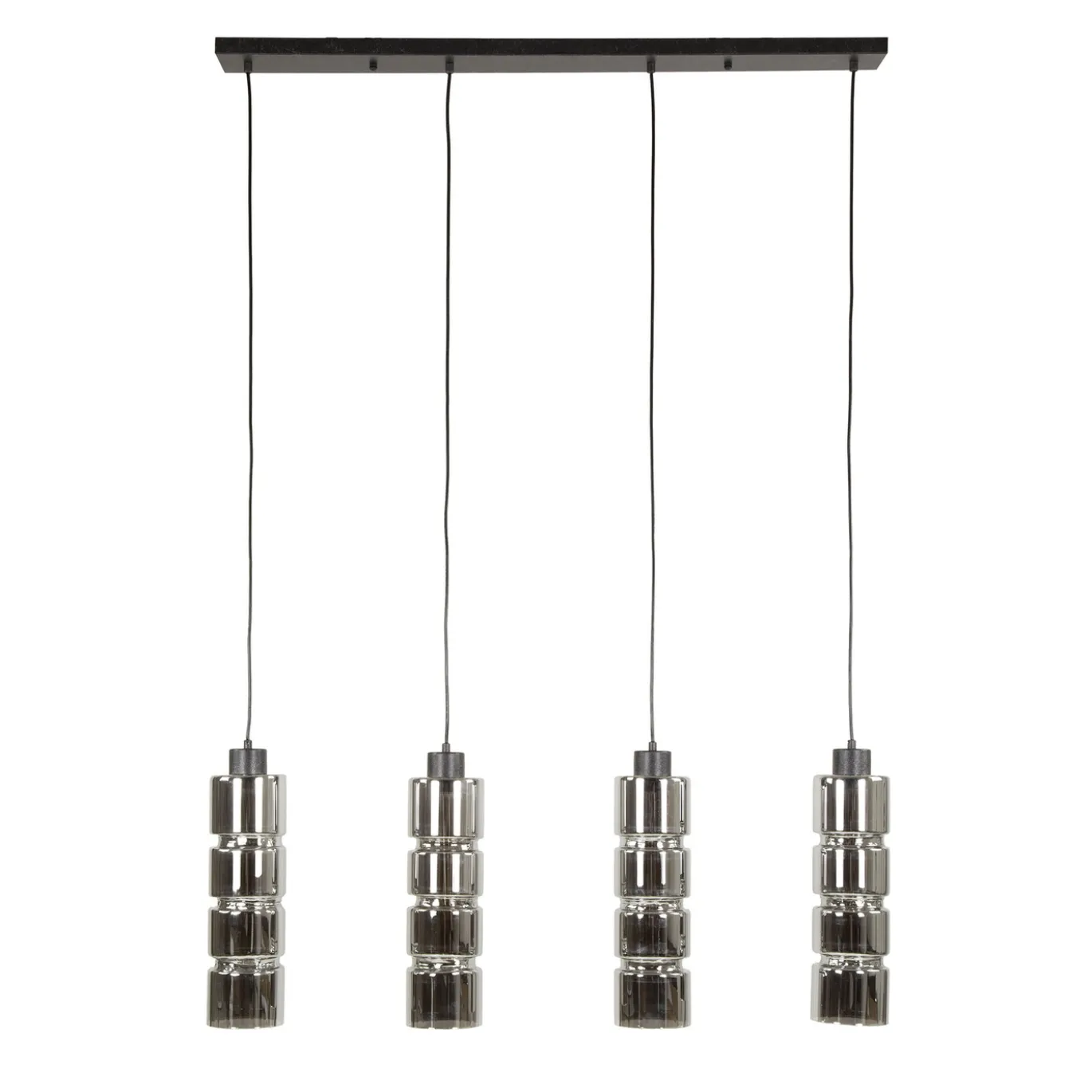 Hanglamp Cylinder 4-Lichts Glas - Giga Meubel
