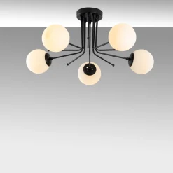 Hanglamp Daisy 5-Lichts Zwart