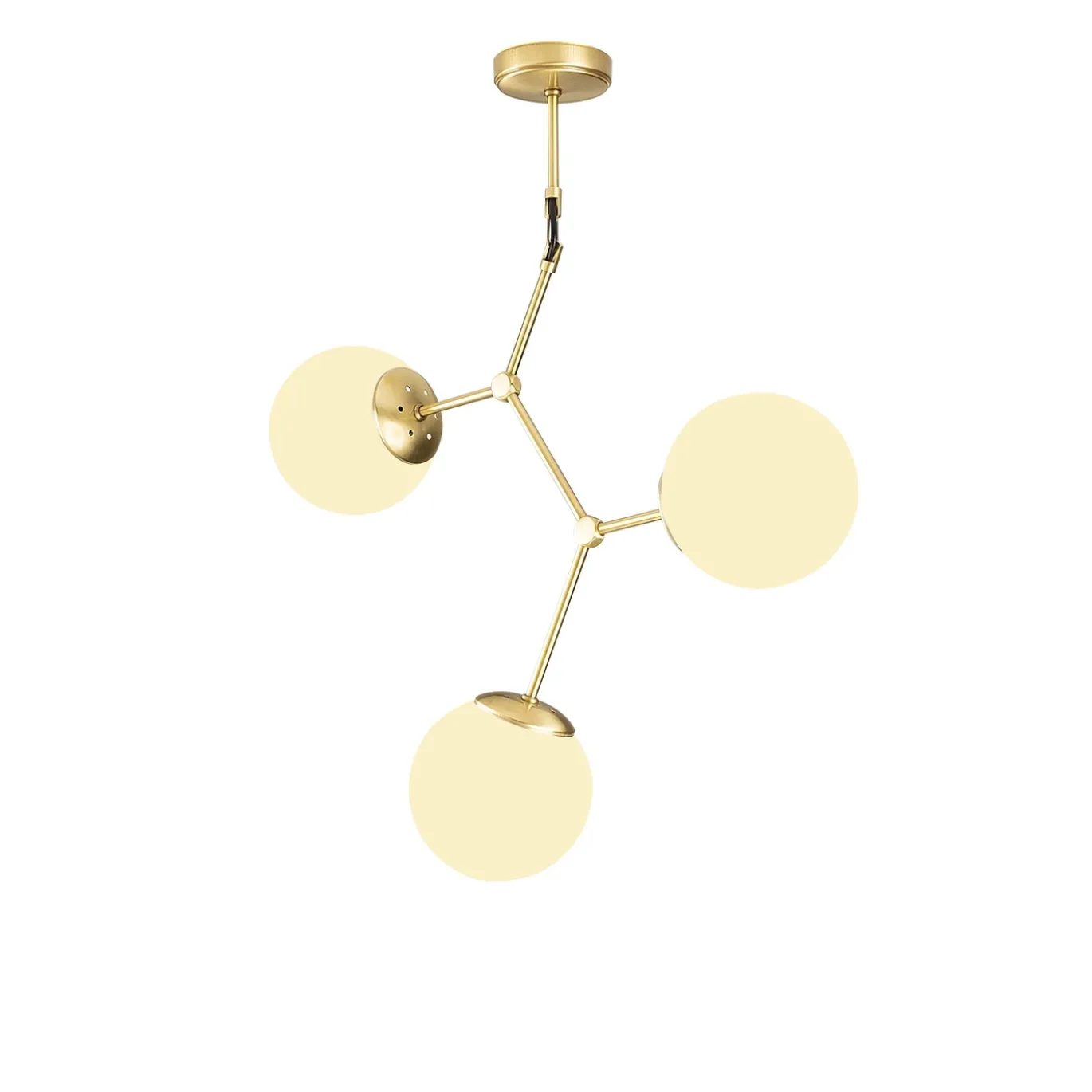 Hanglamp Damar 3-Lichts Goud