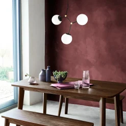 Hanglamp Damar 3-Lichts Zwart
