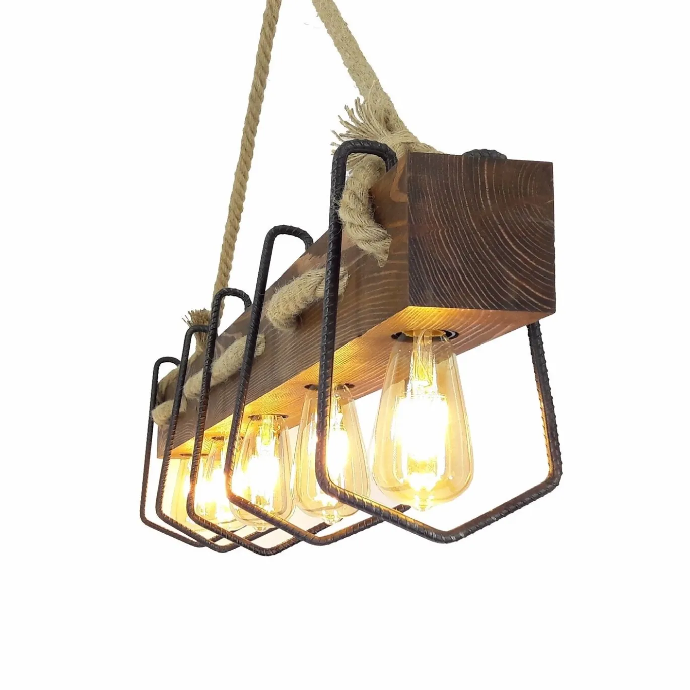 Hanglamp Demir Hout Walnoot
