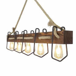 Hanglamp Demir Hout Walnoot