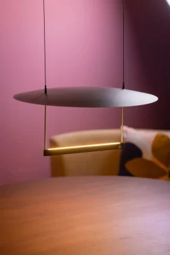 Hanglamp Diana LED Wit Ø42cm - Giga Meubel