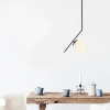 Hanglamp Dolunay Zwart/Wit