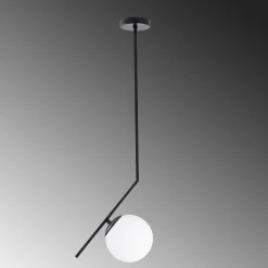 Hanglamp Dolunay Zwart/Wit