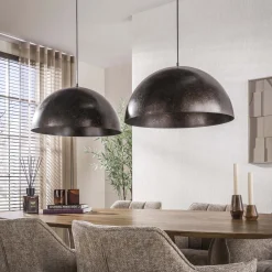 Hanglamp Dome 2-lichts Ø60cm Urban Bruin - Giga Meubel