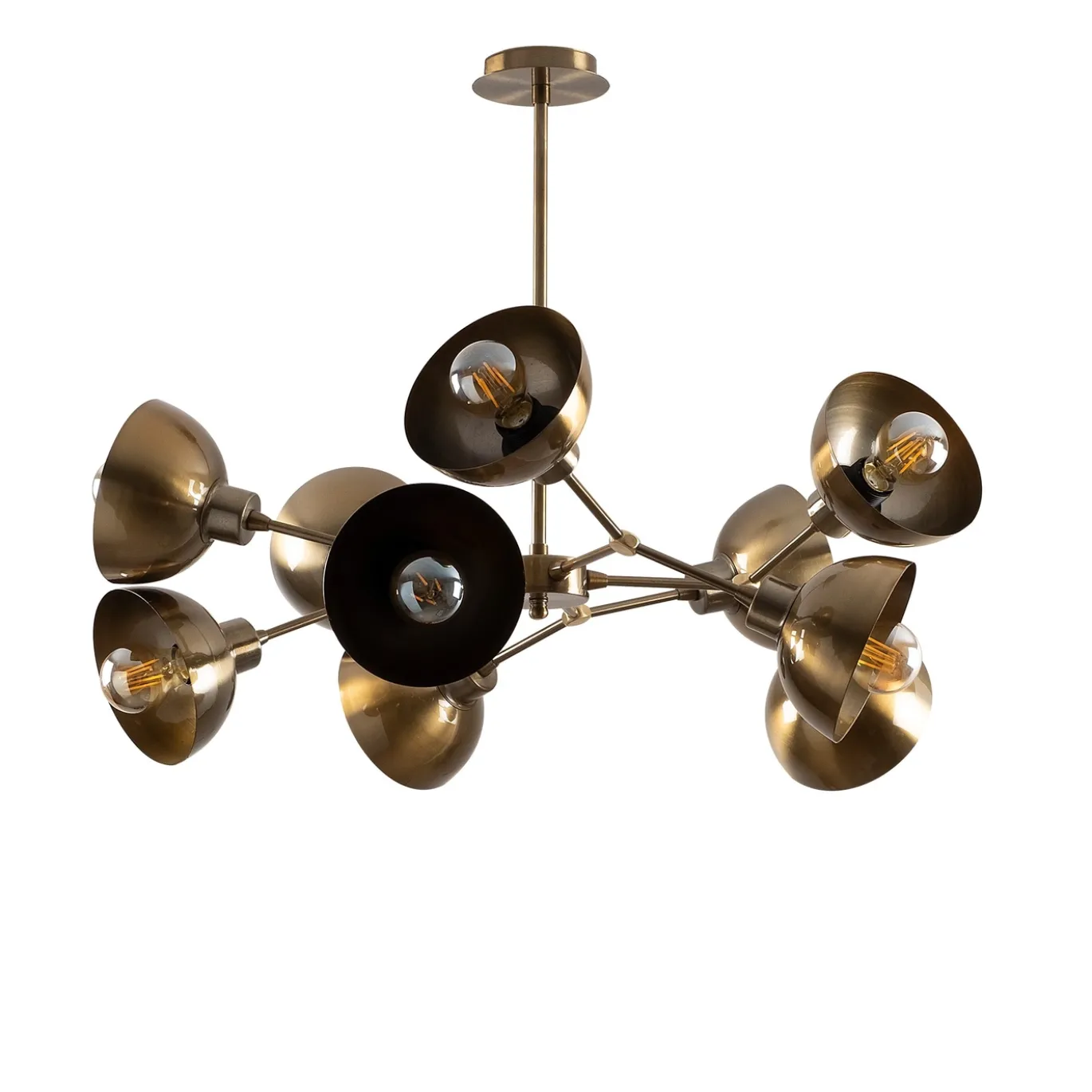 Hanglamp Dram 10-Lichts Goud