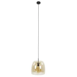 Hanglamp Drift Glass 1-Lichts Amber - Giga Meubel