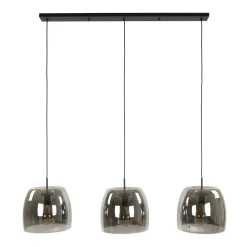 Hanglamp Drift Glass 3-Lichts Smoke - Giga Meubel