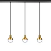 Hanglamp Drop 5-Lichts Goud - Giga Meubel