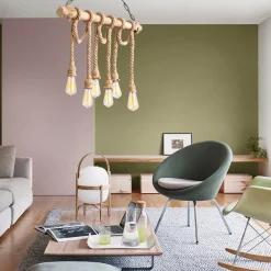 Hanglamp Erebos 6-Lichts Naturel