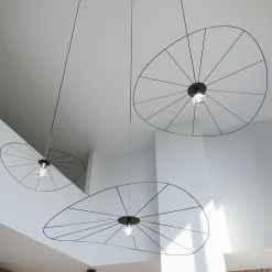 Hanglamp Eskola Zwart Ø70cm - Giga Meubel
