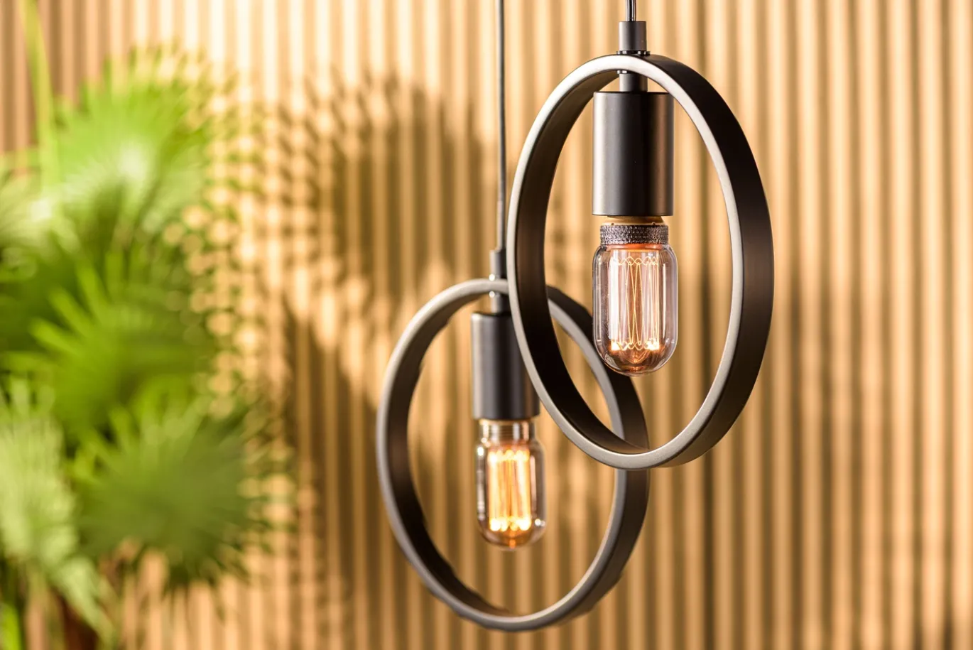 Hanglamp Evi 3-Lichts Zwart - Giga Meubel