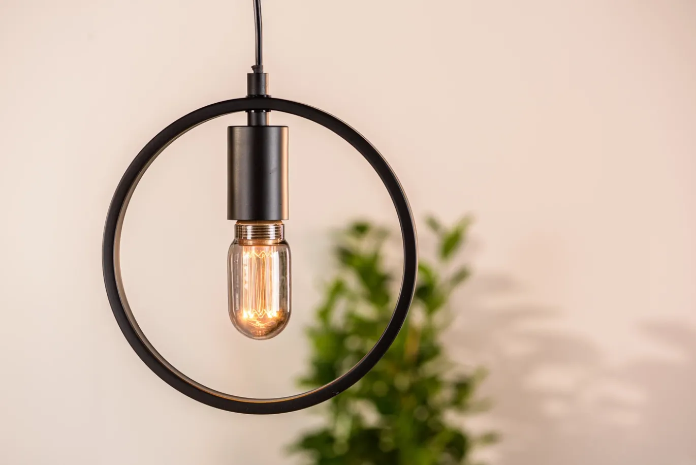 Hanglamp Evi 3-Lichts Zwart - Giga Meubel
