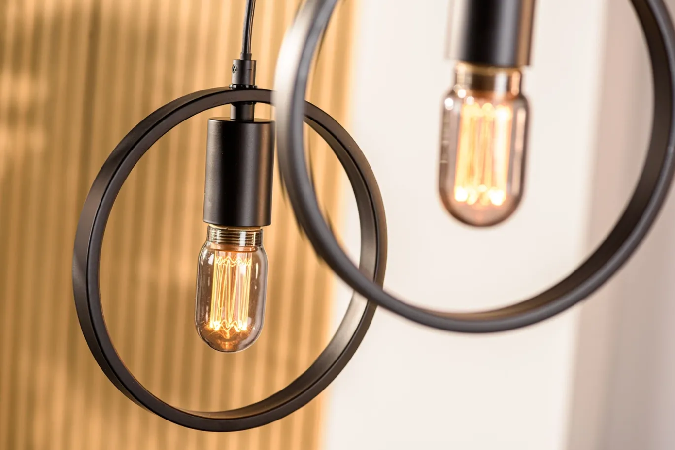Hanglamp Evi 5-Lichts Zwart - Giga Meubel